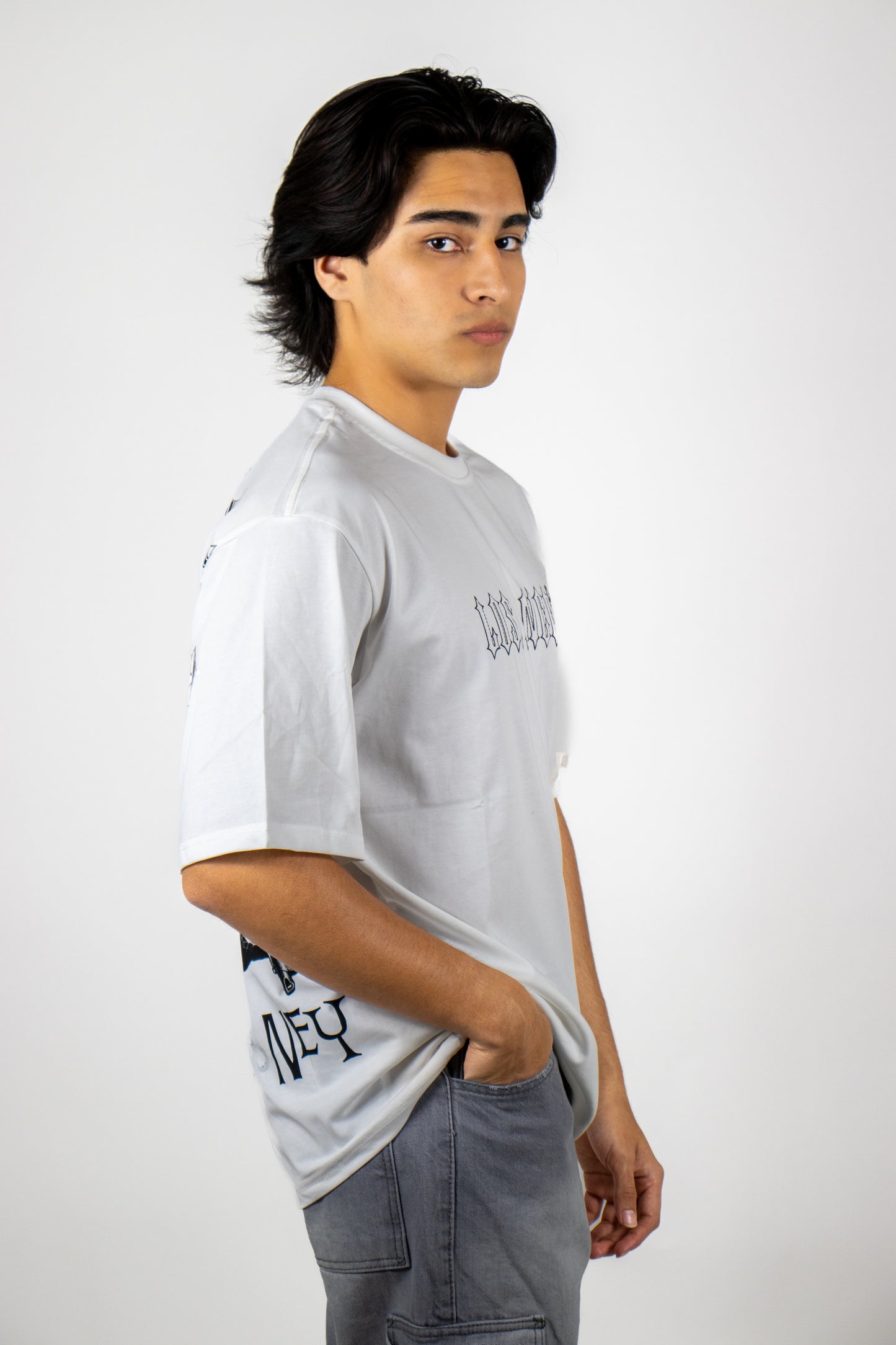 PLAYERA OVERSIZE ESTAMPADO LOS ANGELES