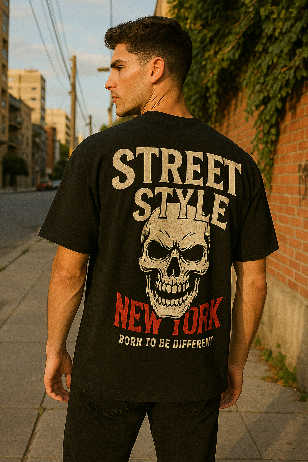 Playeras Oversize Caballero