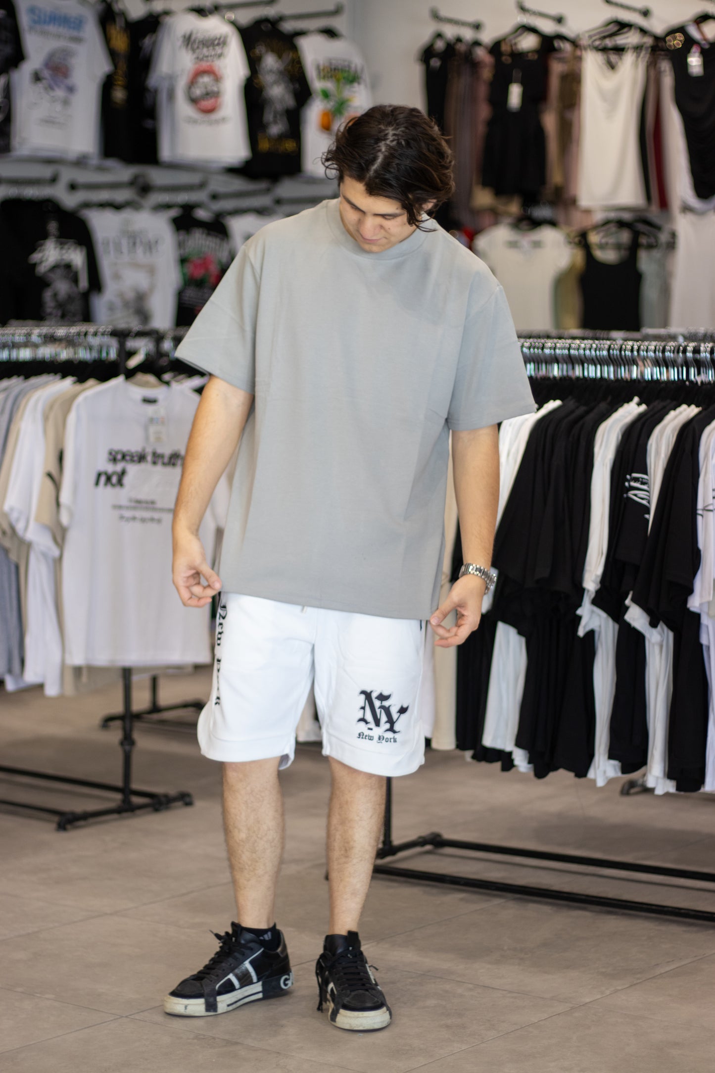 Playera Lisa Gris
