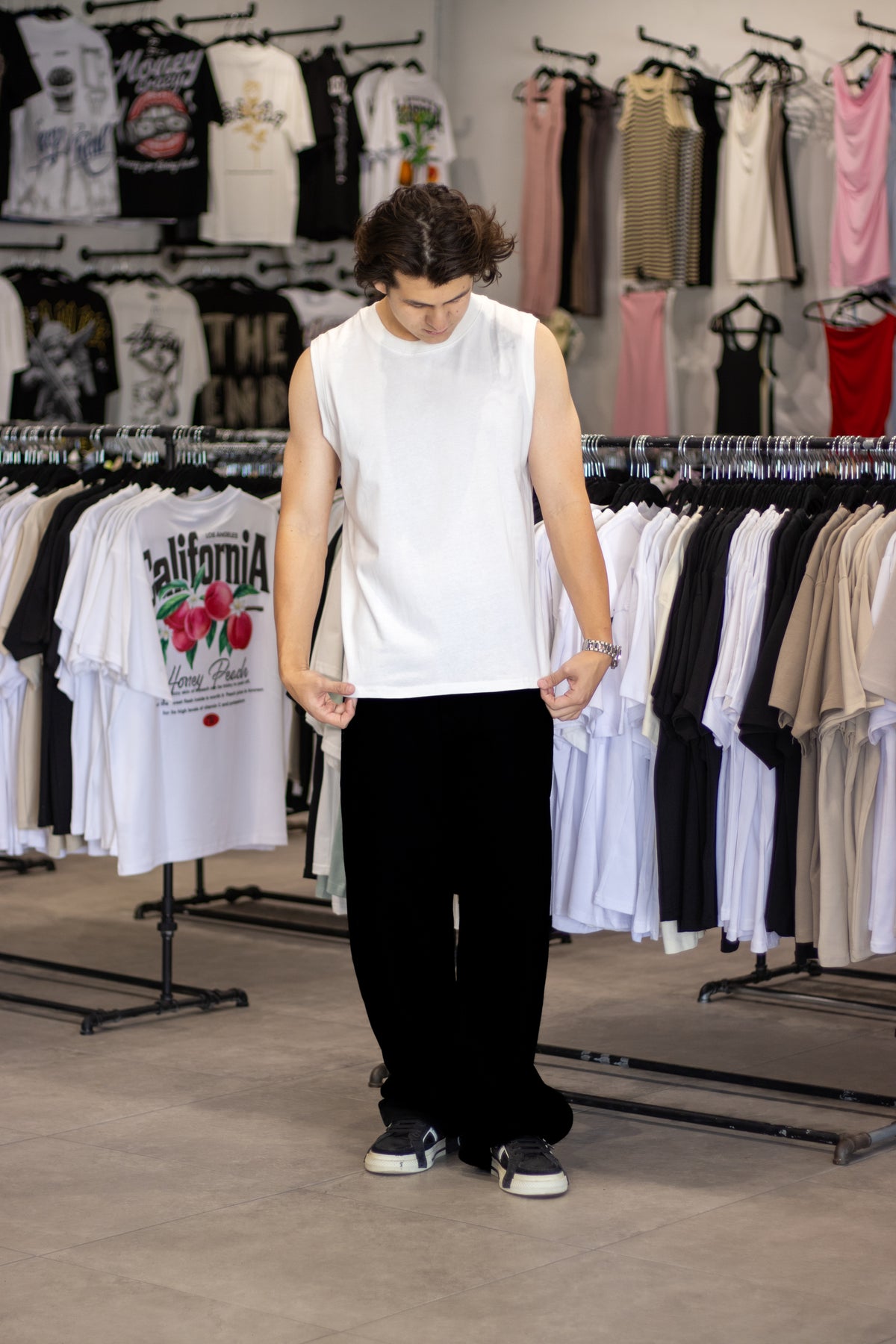 Playera Lisa Sin Mangas