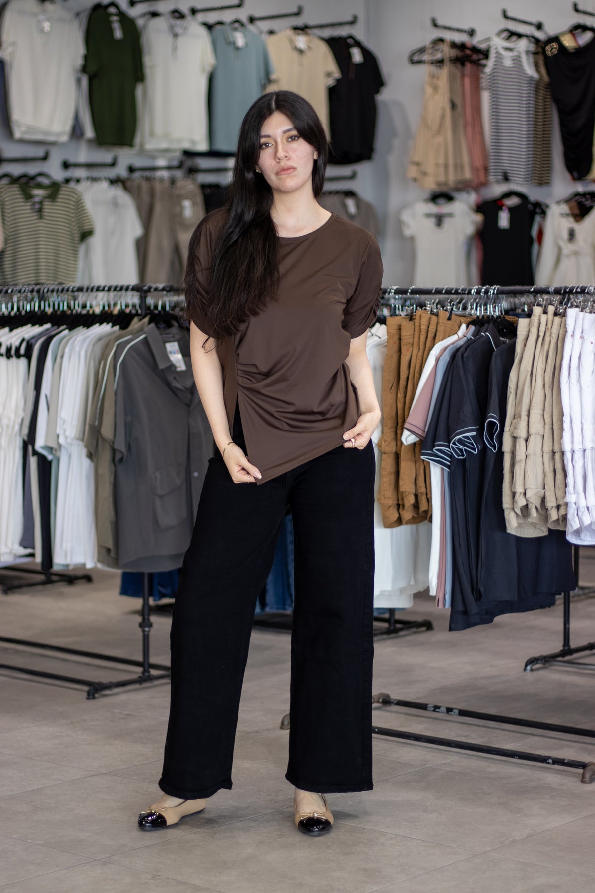 Pantalon Mezclilla Liso