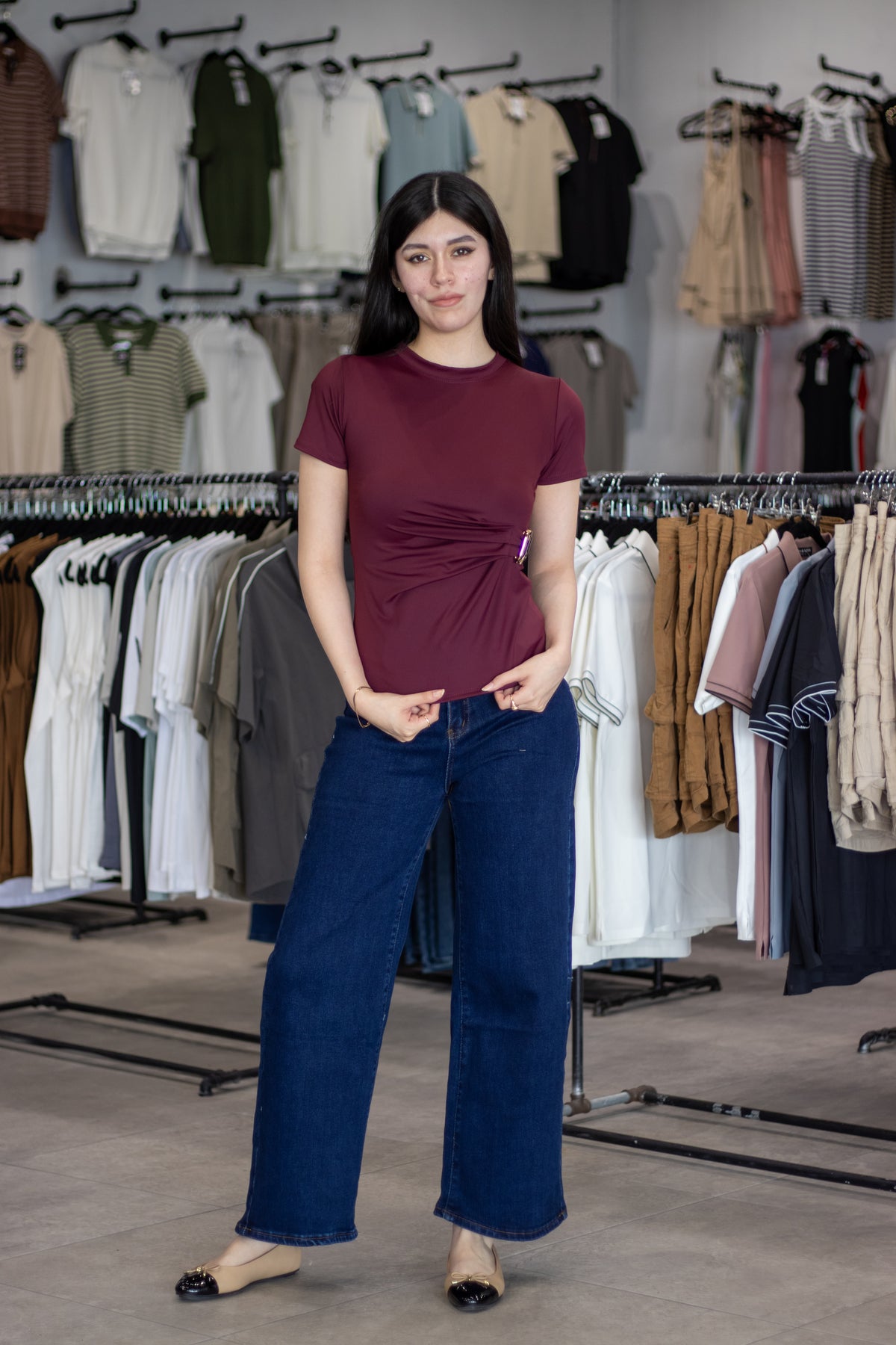 Pantalon Mezclilla Liso