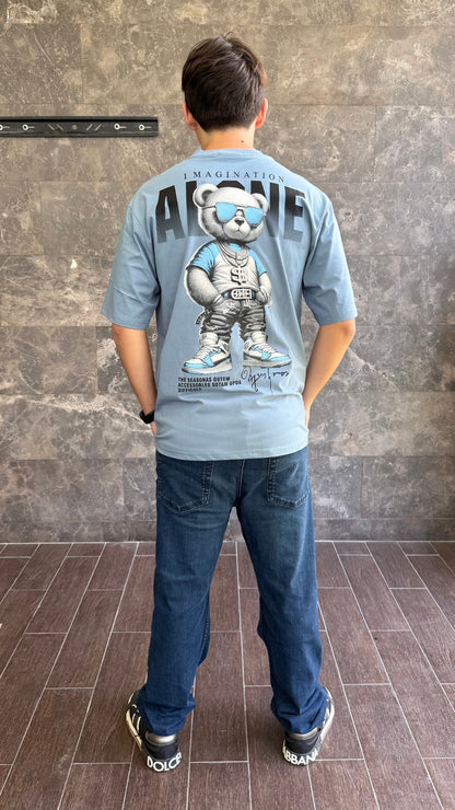 Playera Oversize Alone Bear