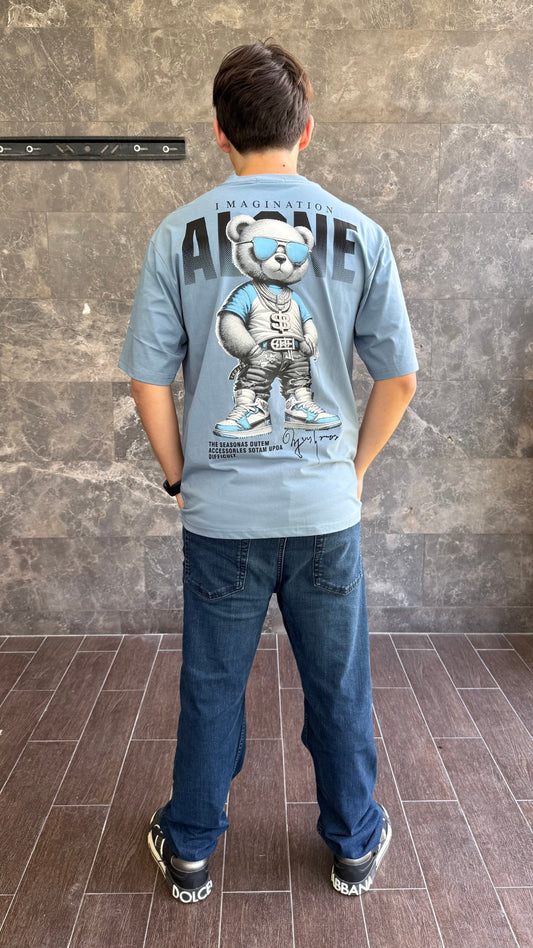 Playera Oversize Alone Bear