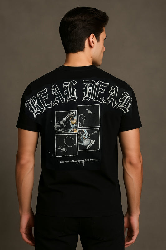 Playera Estampada "Real Deal"