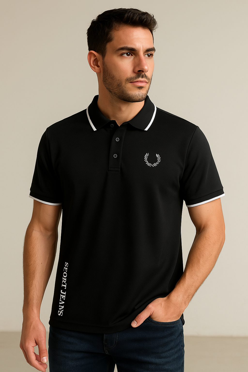 Playera Polo con Diseño