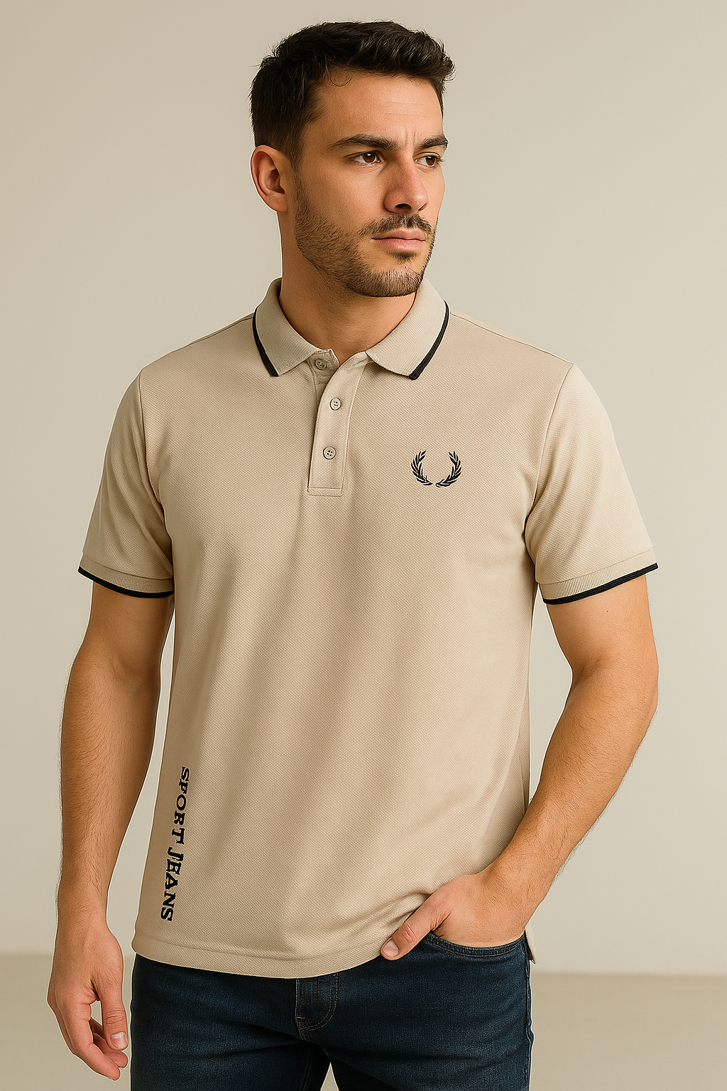 Playera Polo con Diseño
