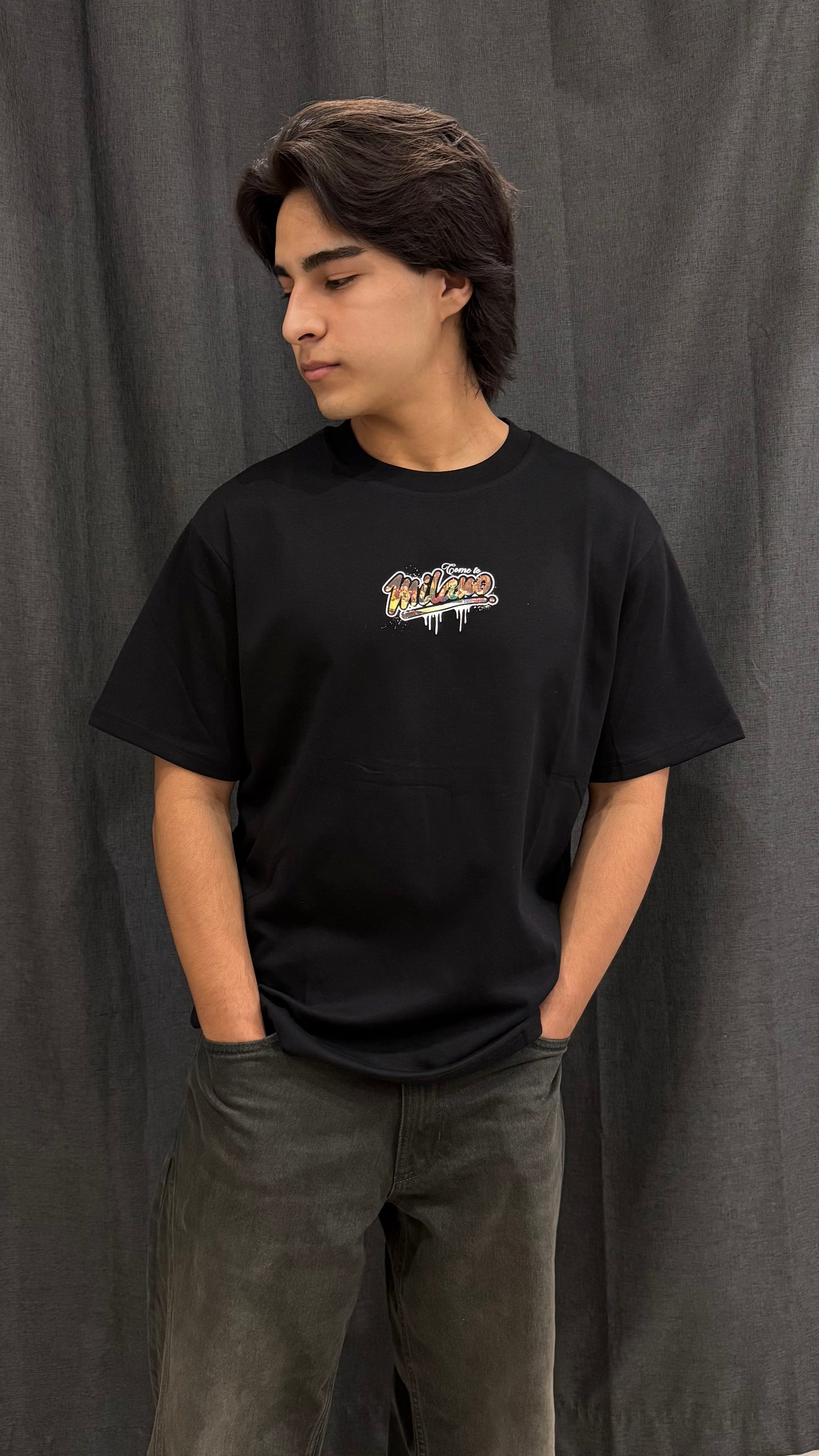 Playera Oversize Unisex con Diseño “Milano” Estilo Urbano Premium