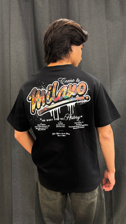 Playera Oversize Unisex con Diseño “Milano” Estilo Urbano Premium