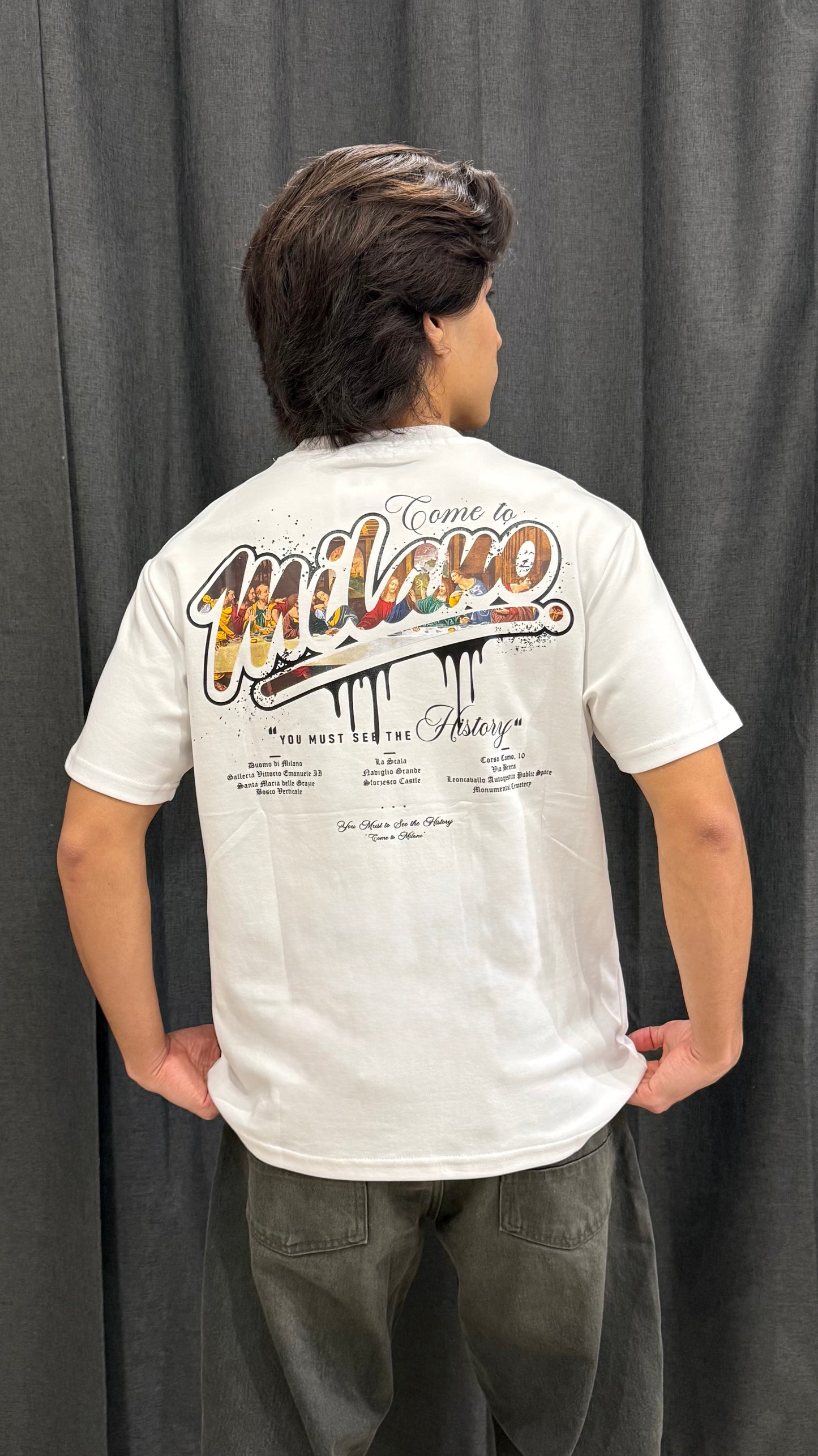 Playera Oversize Unisex con Diseño “Milano” Estilo Urbano Premium