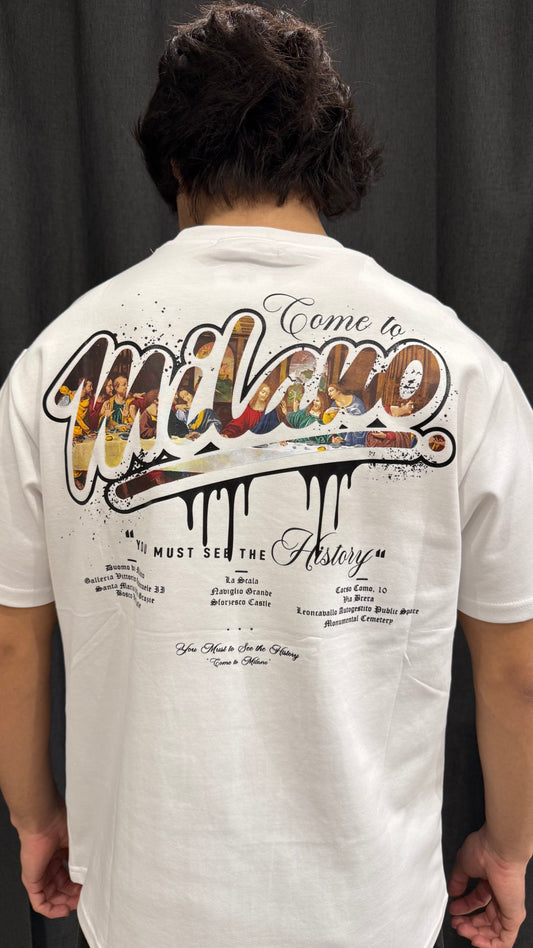 Playera Oversize Unisex con Diseño “Milano” Estilo Urbano Premium