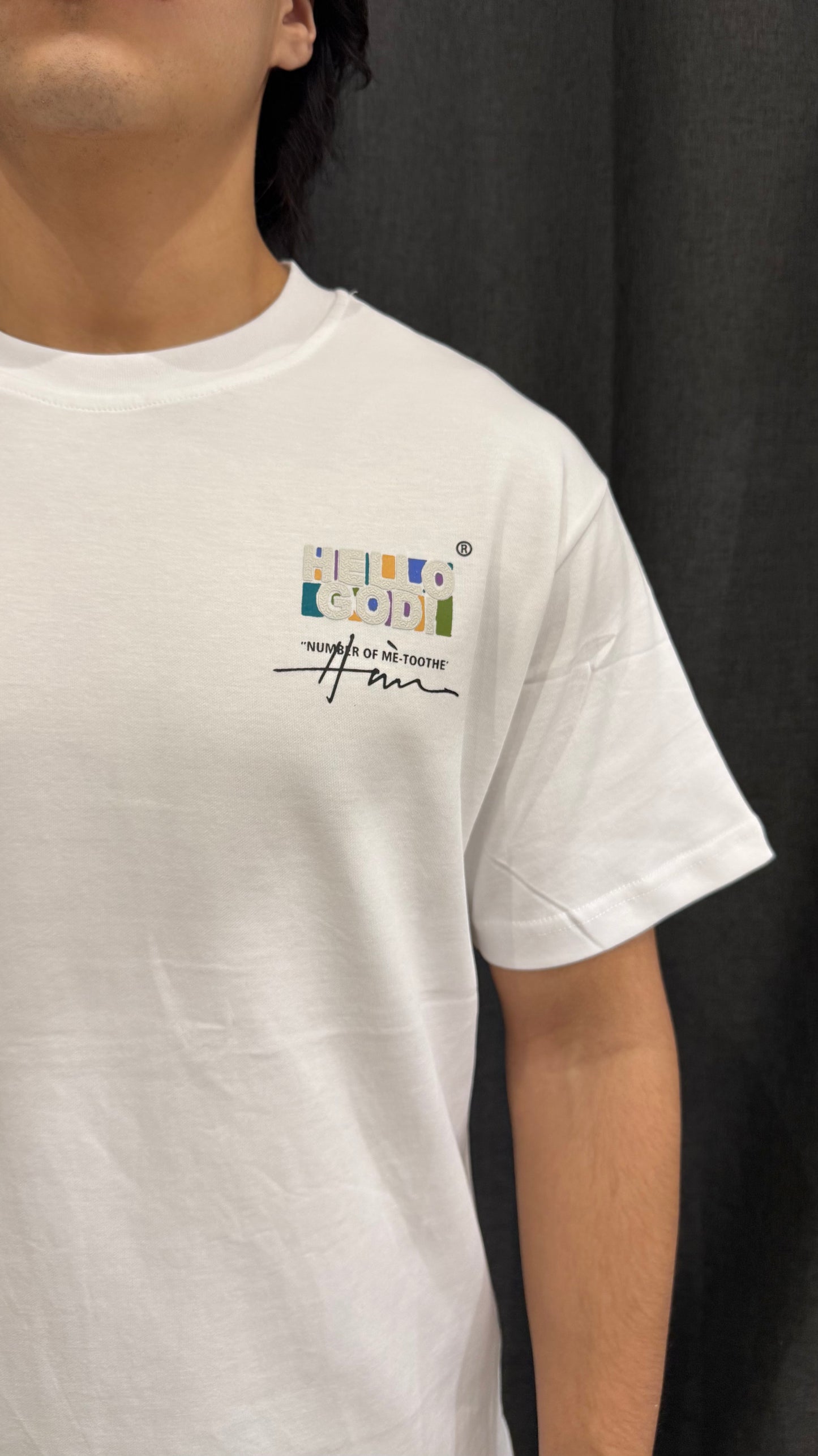 Playera Oversize Unisex con Diseño “Hello God” Estilo Urbano Premium