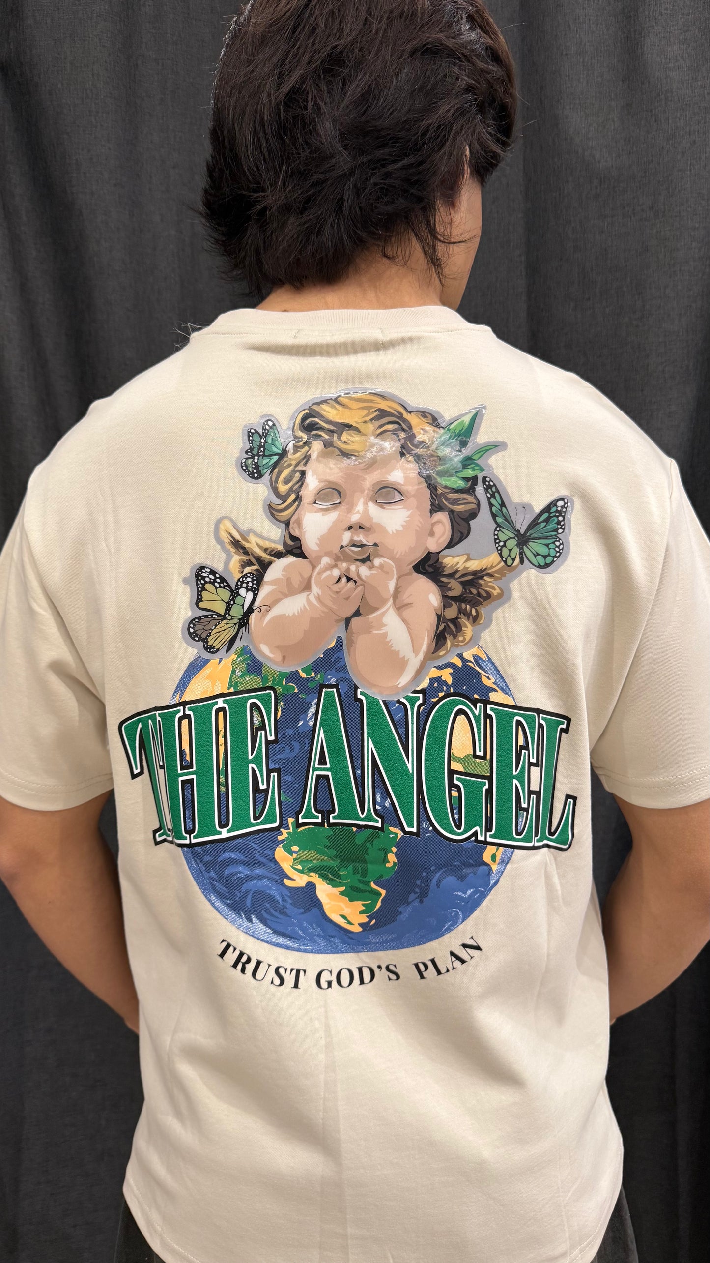 Playera Oversize Unisex con Diseño “The Angel” Estilo Urbano Premium