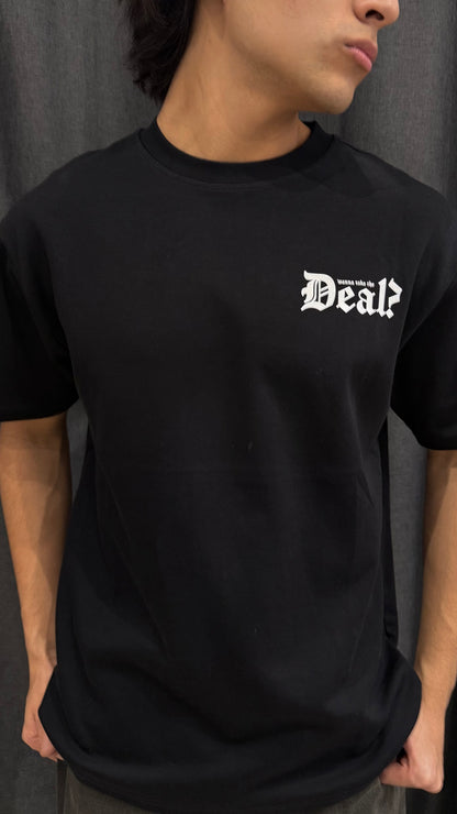 Playera Oversize Unisex con Diseño “Deal?” Estilo Urbano Premium