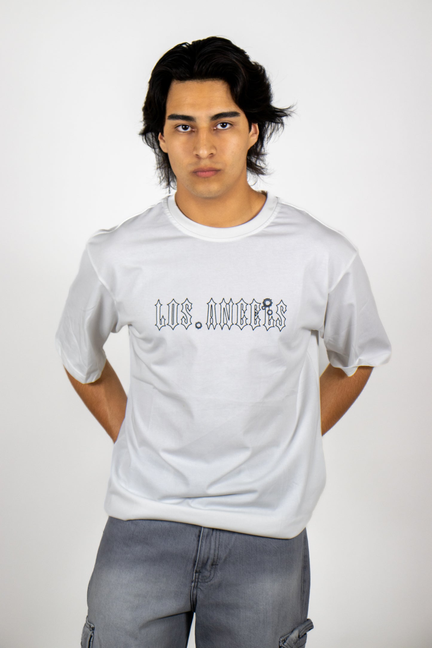 PLAYERA OVERSIZE ESTAMPADO LOS ANGELES