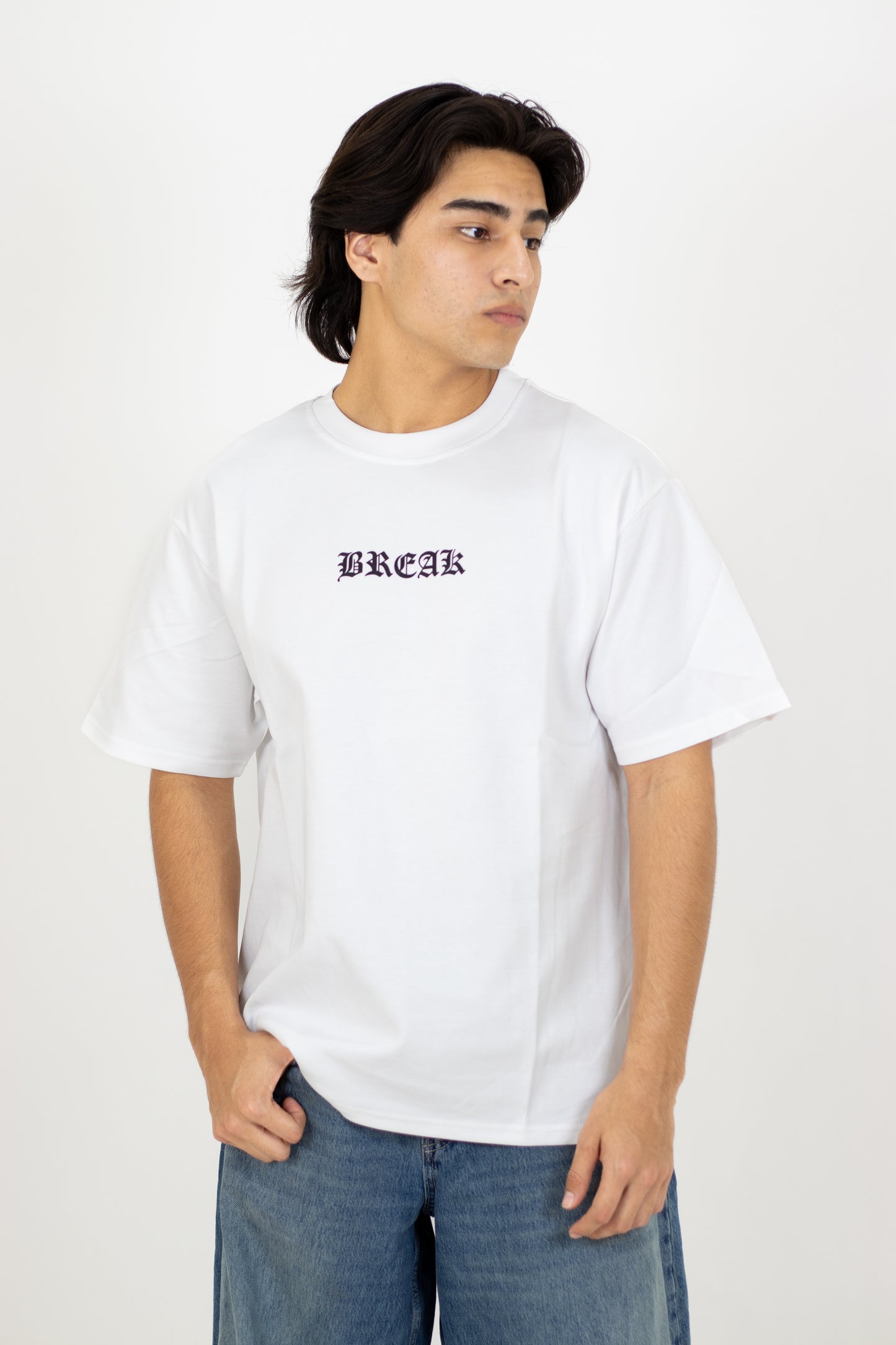 PLAYERA OVERSIZE ESTAMPADO BREAK