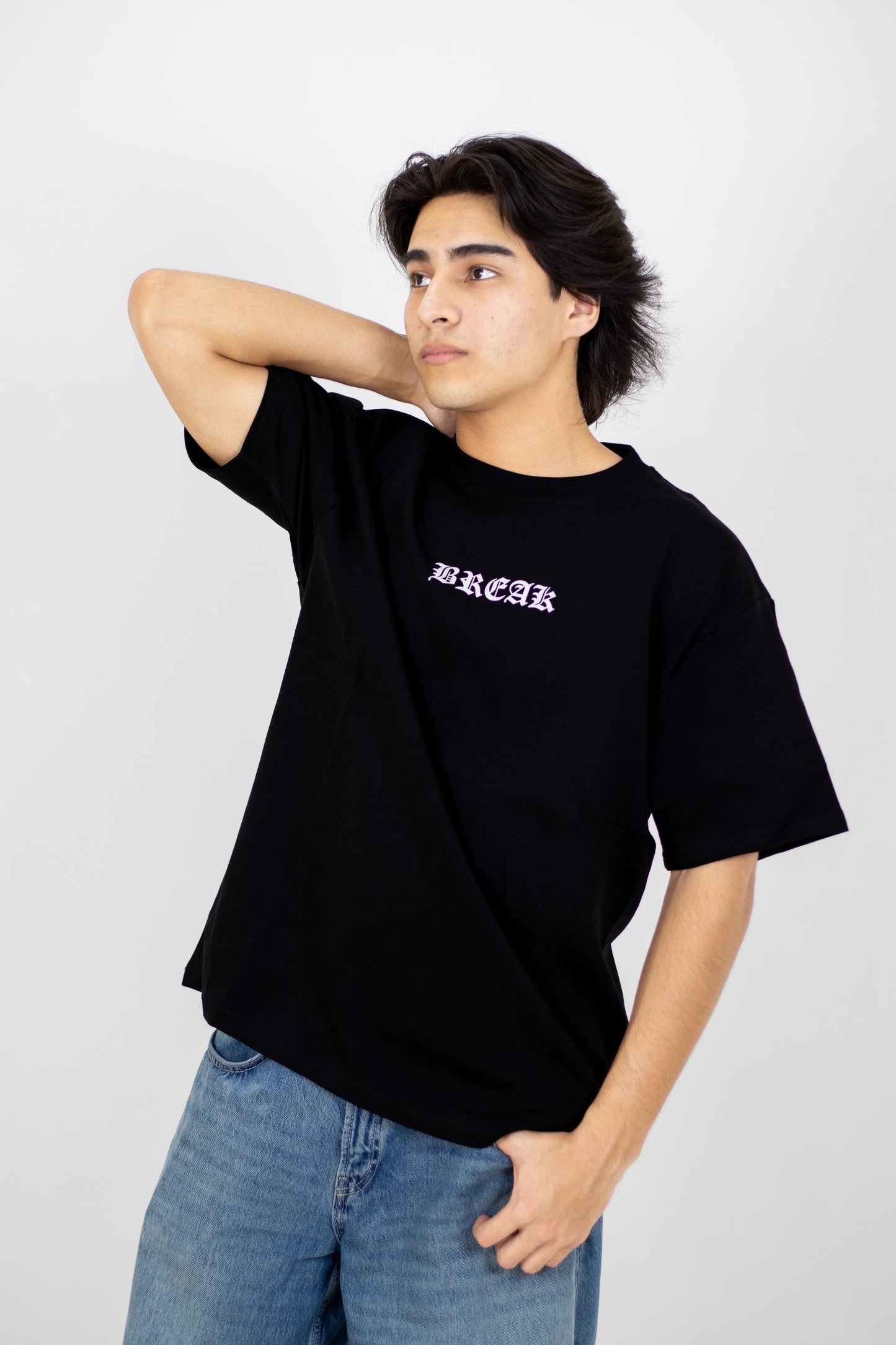PLAYERA OVERSIZE ESTAMPADO BREAK