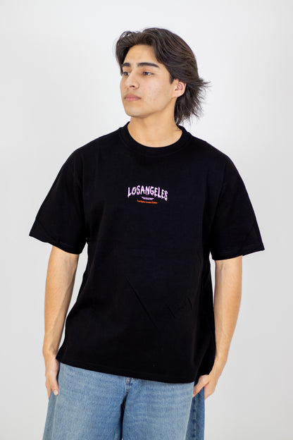 PLAYERA OVERSIZE ESTAMPADO LOS ANGELES