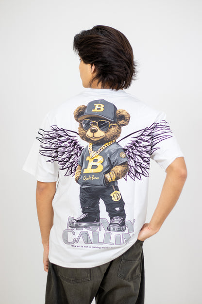 PLAYERA OVERSIZE ESTAMPADO MONEY CAPACITY