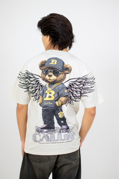 PLAYERA OVERSIZE ESTAMPADO MONEY CAPACITY