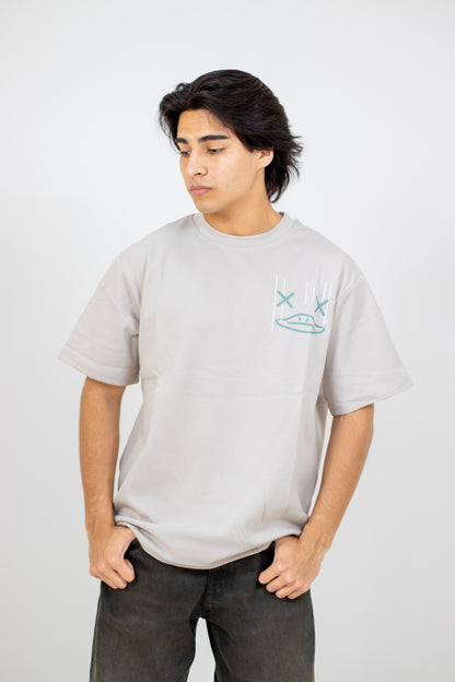 PLAYERA OVERSIZE ESTAMPADO HIGH