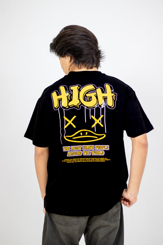 PLAYERA OVERSIZE ESTAMPADO HIGH