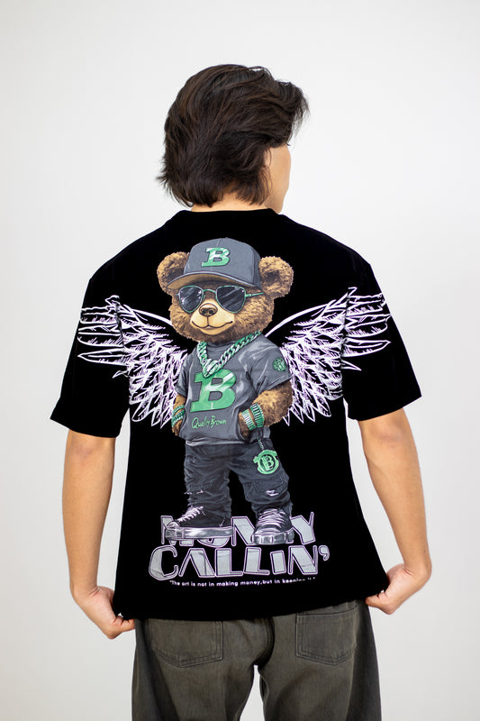 PLAYERA OVERSIZE ESTAMPADO MONEY CAPACITY