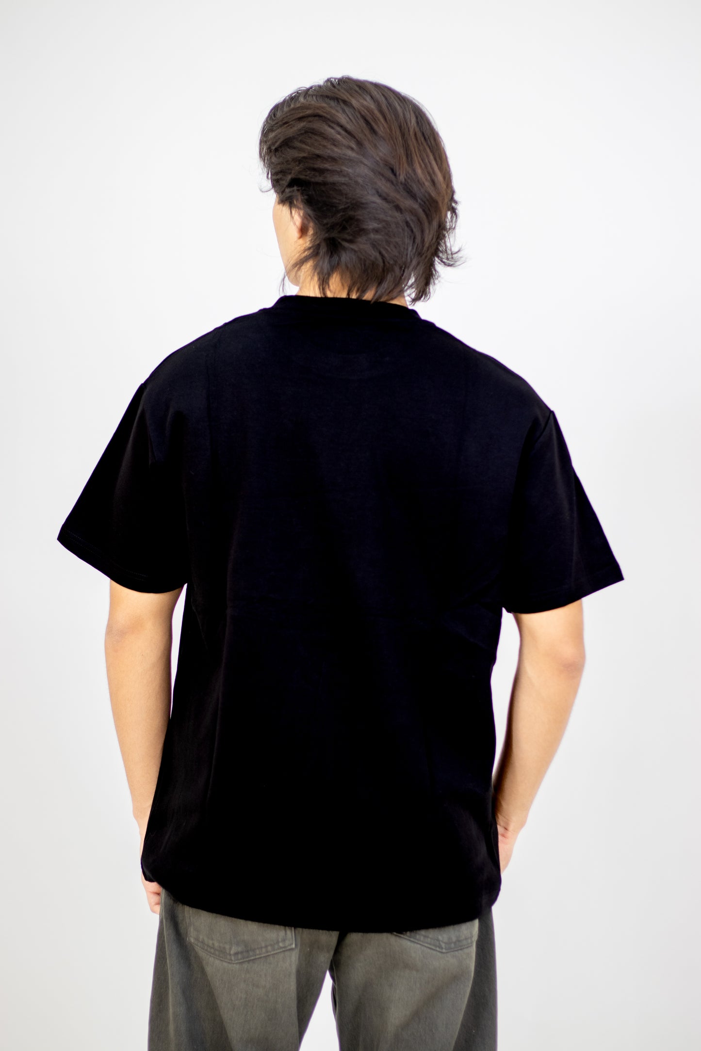 PLAYERA OVERSIZE BASICA NEGRA