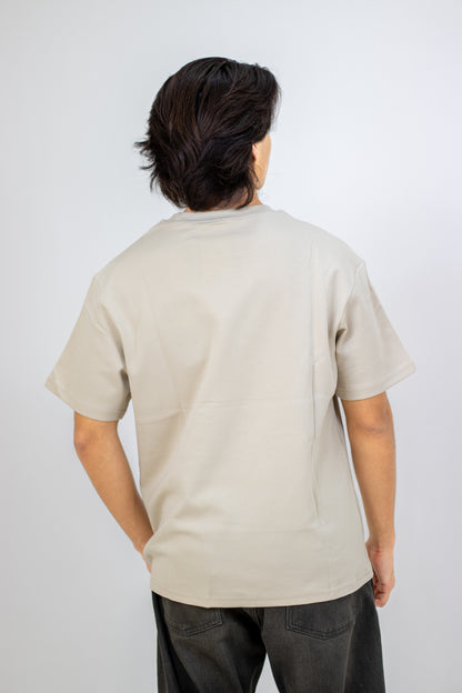 PLAYERA OVERSIZE BASICA BEIGE