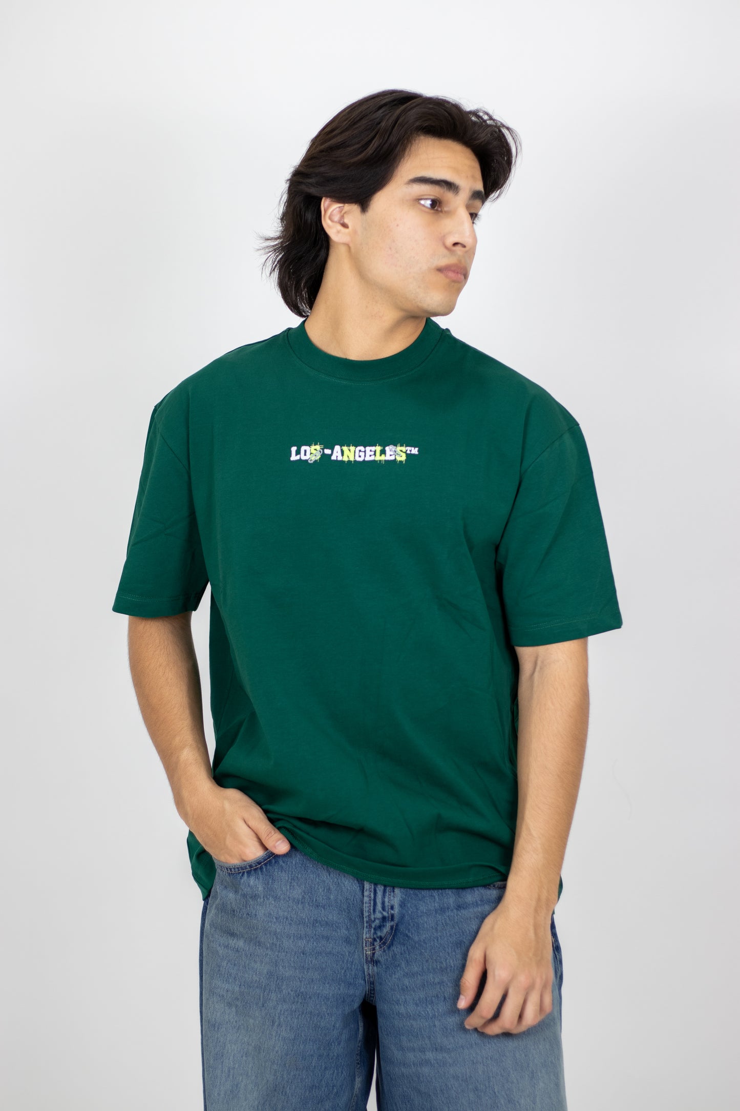 PLAYERA OVERSIZE ESTAMPADO LOS ANGELES