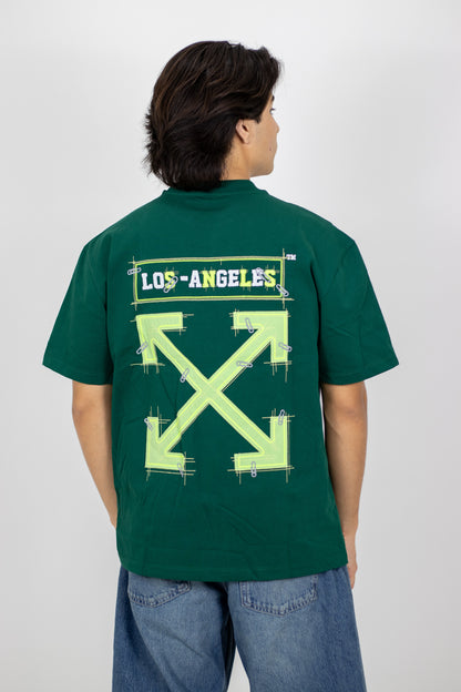 PLAYERA OVERSIZE ESTAMPADO LOS ANGELES
