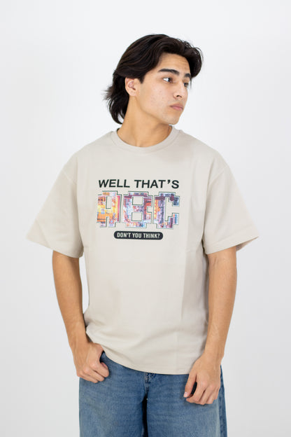 PLAYERA OVERSIZE ESTAMPADO ABC