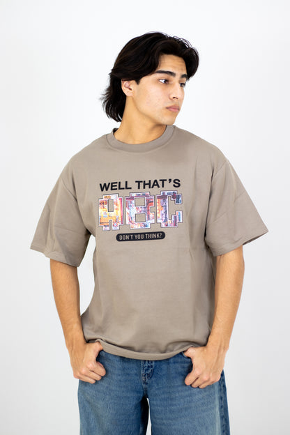 PLAYERA OVERSIZE ESTAMPADO ABC
