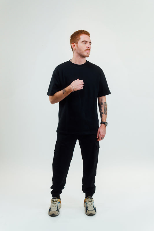 Playera Lisa Negra