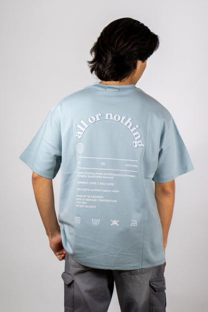 PLAYERA OVERSIZE ESTAMPADO ALL OR NOTHING