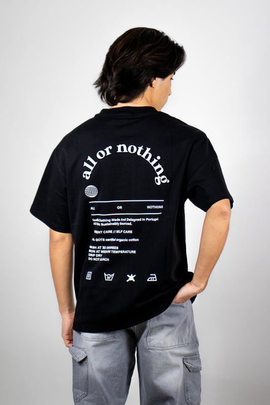 PLAYERA OVERSIZE ESTAMPADO ALL OR NOTHING