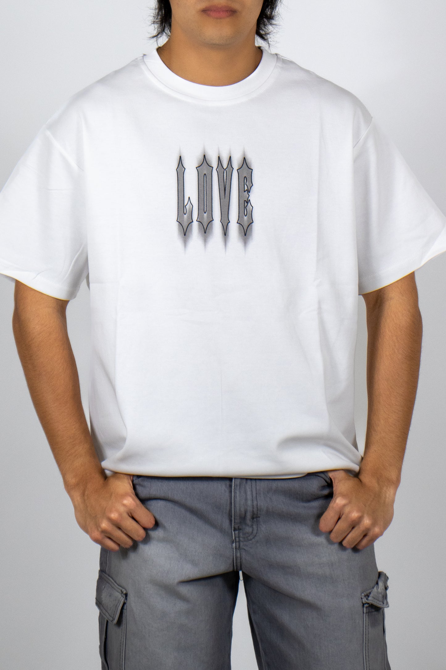 PLAYERA OVERSIZE ESTAMPADO LOVE