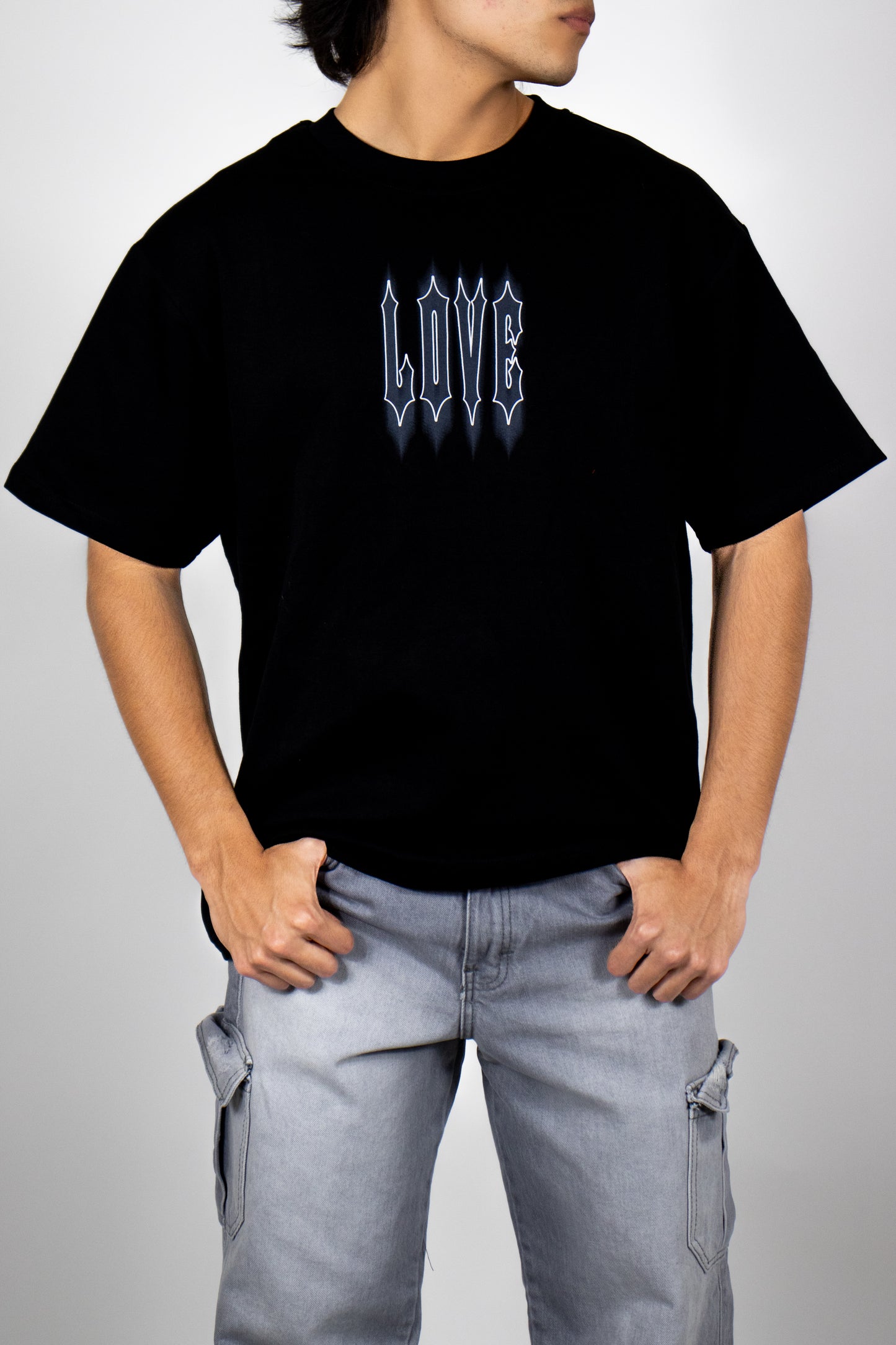 PLAYERA OVERSIZE ESTAMPADO LOVE