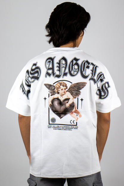 PLAYERA OVERSIZE ESTAMPADO LOS ANGELES