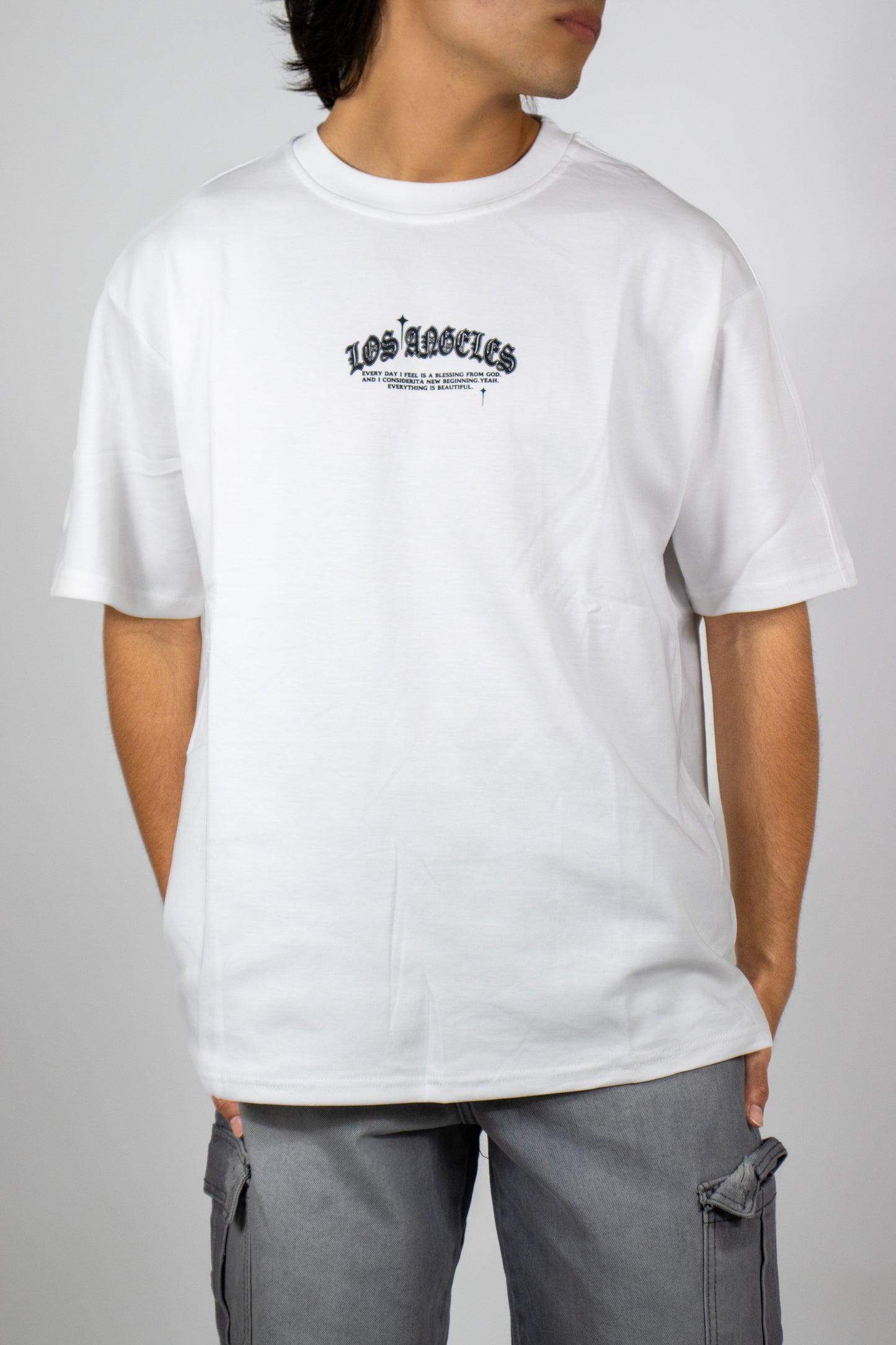 PLAYERA OVERSIZE ESTAMPADO LOS ANGELES