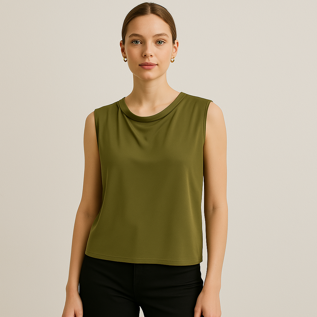 Blusa Lisa sin Mangas