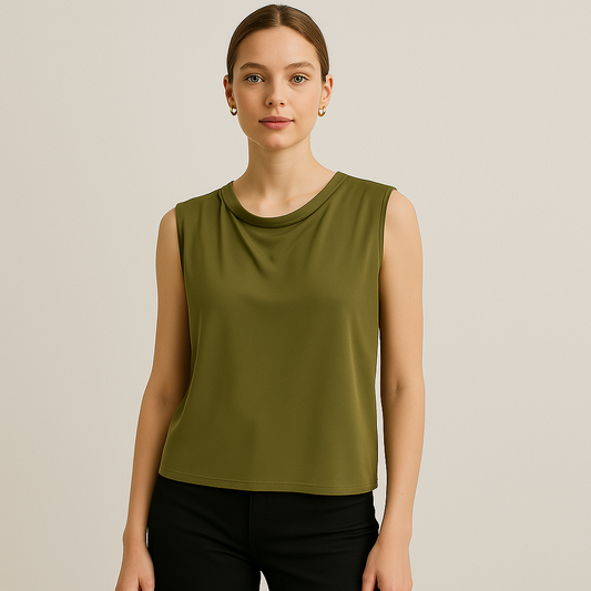 Blusa Lisa sin Mangas