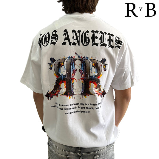 Playera Estampado Los Angeles